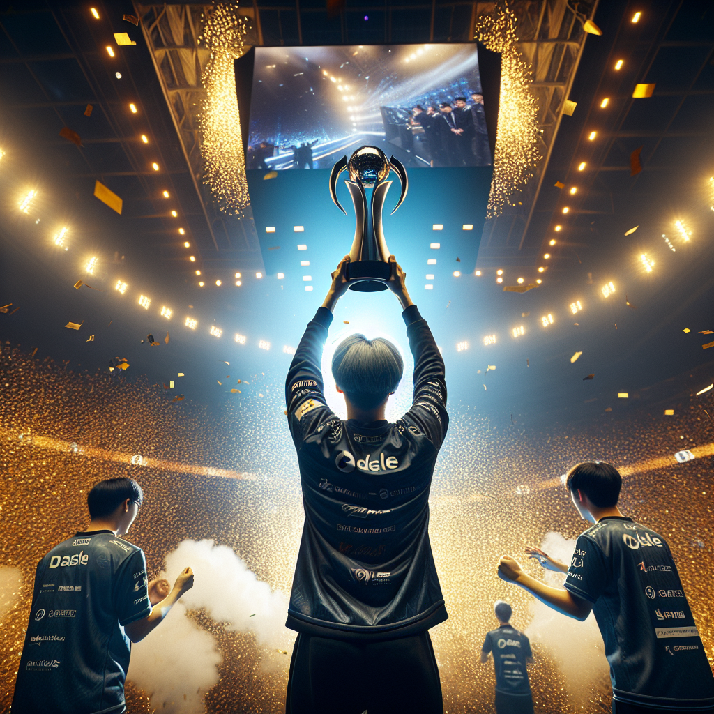 Vitality sweep NAVI 3-0, trophy lift under confetti on an esports stage